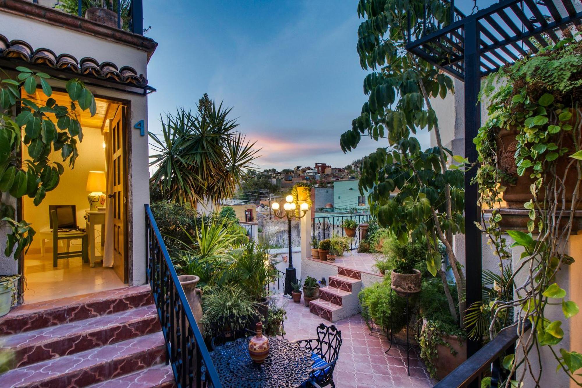 サン・ミゲル・デ・アジェンデ Pied A Terre At Casitas Aparicioヴィラ エクステリア 写真