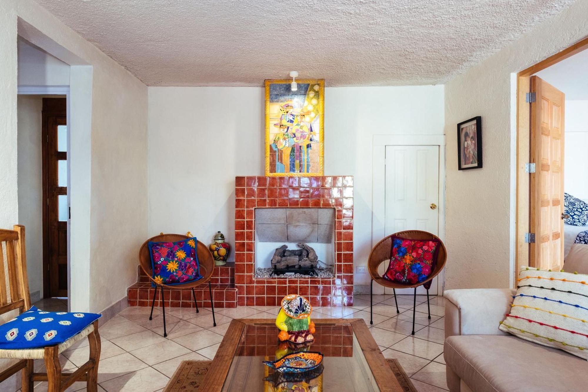 サン・ミゲル・デ・アジェンデ Pied A Terre At Casitas Aparicioヴィラ エクステリア 写真